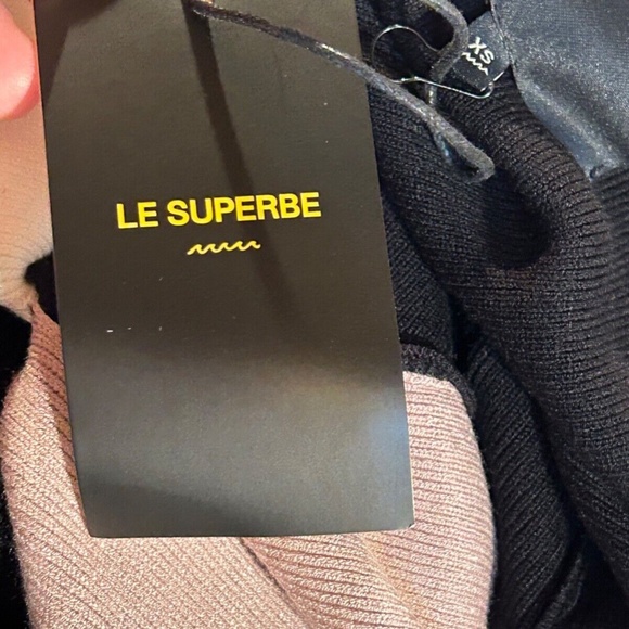 Le Superbe Drinks On You Knit Bodycon Dress Neutral Trifecta Size XS - Picture 13 of 14